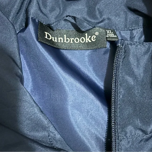 Vintage New England Patriots Dunbrooke Windbreaker Jacket XL SI Logo NFL Sports - Picture 8 of 15